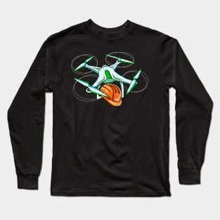 Drone #3 Made By Engineer Long Sleeve T-Shirt